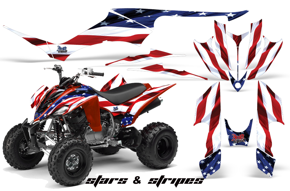 Yamaha Raptor 350 Graphics Stars&Stripes